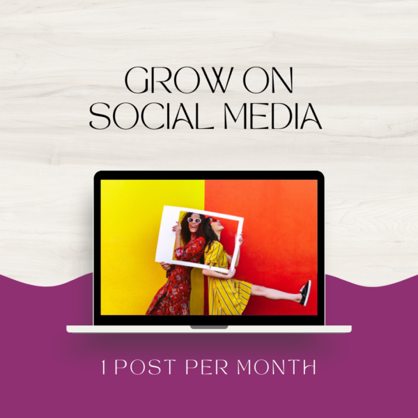 Social Media - 1 Post Per Month