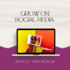 Social Media - 18 Post Per Month